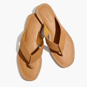 Madewell The Boardwalk Chunky Thong Sandal 8.5 Desert Camel NEW